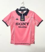 97/98 Juventus Away Retro Short Sleeve Jersey | Classic Commemorative Polo Collar Football Shirt with Embroidery