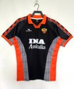 1998–99 AS Roma Away Classic Retro Football Jersey | Short Sleeve Commemorative Edition, Embroidered & Custom Sportswear