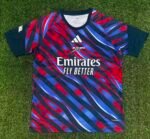 2026/2027 Arsenal Pre-Match Suit Blue Camouflage Shirt
