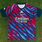2026/2027 Arsenal Pre-Match Suit Blue Camouflage Shirt