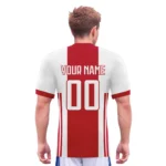 球迷和球员定制足球球衣新赛季红白俱乐部足球套装100% 透气聚酯队服 - Image 3