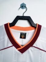 1999–00 AS Roma Away Retro Embroidered Jersey, Home Commemorative Classic Short Sleeve Custom Football Shirt - Image 3