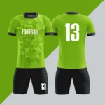 定制热转印足球球衣足球俱乐部套装男士成人夏季透气轻便短袖运动服 - Image 6