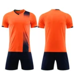 22/23男式足球套装运动衫短裤套装热转印标志短袖100% 涤纶轻质快干透气团队 - Image 5