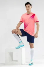 批发定制足球球衣制服套装热转印印花100% 涤纶轻便速夏秋季俱乐部 - Image 3