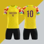 个性化女子男子足球球衣24/25夏季新款100% 涤纶快干轻便透气短袖足球 - Image 3