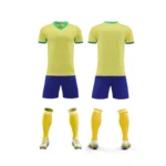 批发最优质复古足球服100% 涤纶足球服 - Image 4