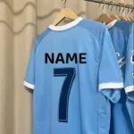 新赛季高品质25 26男子足球球衣足球制服可定制球队号码和球员姓名100% 聚酯纤维