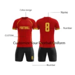 2025设计自己的足球服定制印刷团队名称编号复古足球服衬衫透气夏秋 - Image 3