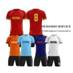 2025设计自己的足球服定制印刷团队名称编号复古足球服衬衫透气夏秋 - Image 4