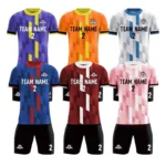 专业足球服定制设计足球队套装男装透气夏秋足球服套装