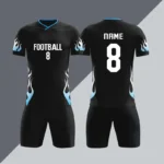 热转印印花足球运动衫套装男士定制足球队制服夏季轻便透气短袖 - Image 6