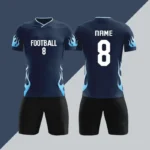 热转印印花足球运动衫套装男士定制足球队制服夏季轻便透气短袖 - Image 4