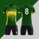 新款运动男士成人足球服100% 涤纶透气快干轻便足球衫自动切割 - Image 5