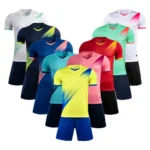 批发定制足球球衣制服套装热转印印花100% 涤纶轻便速夏秋季俱乐部