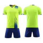 22/23男式足球套装运动衫短裤套装热转印标志短袖100% 涤纶轻质快干透气团队 - Image 4