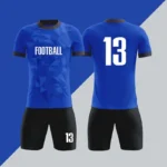 定制热转印足球球衣足球俱乐部套装男士成人夏季透气轻便短袖运动服 - Image 2