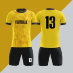 定制热转印足球球衣足球俱乐部套装男士成人夏季透气轻便短袖运动服 - Image 5