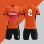 新款运动男士成人足球服100% 涤纶透气快干轻便足球衫自动切割 - Image 2